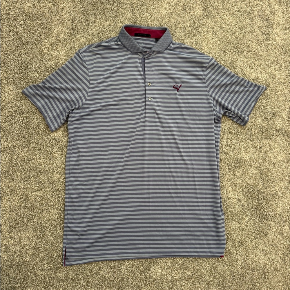 Greyson Striped Men's Golf Shirt